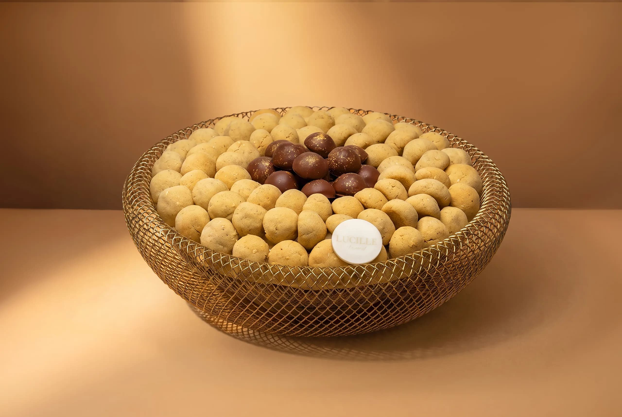 Cocoa-Dusted Cardamom Dragees